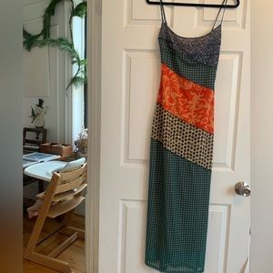 Miaou multi pattern dress